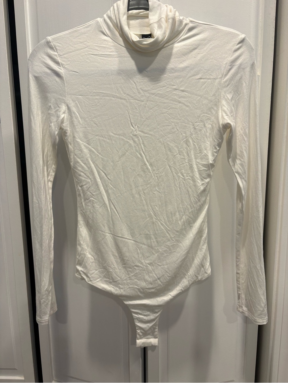 Windsor Cream Long-Sleeve Turtleneck Bodysuit